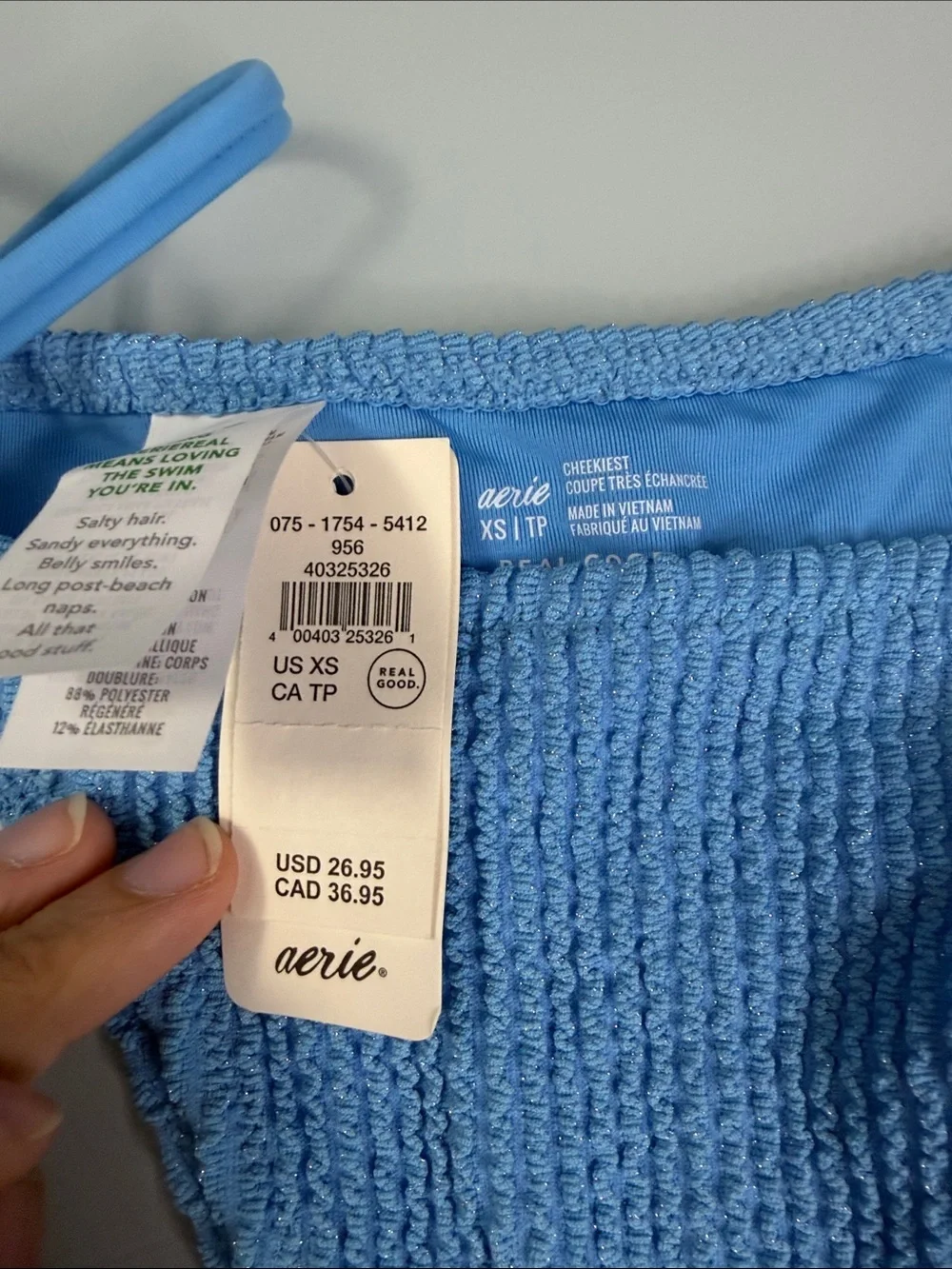NWT Aerie Cheekiest Bikini Bottoms